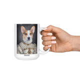 Proper Lady Royal Custom Pet Portrait Mug