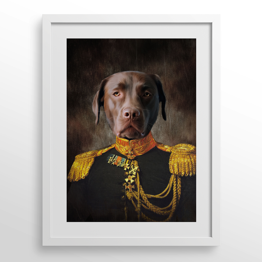 The Regal Leader Custom Pet Portrait
