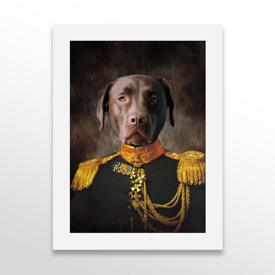 The Regal Leader Custom Pet Portrait