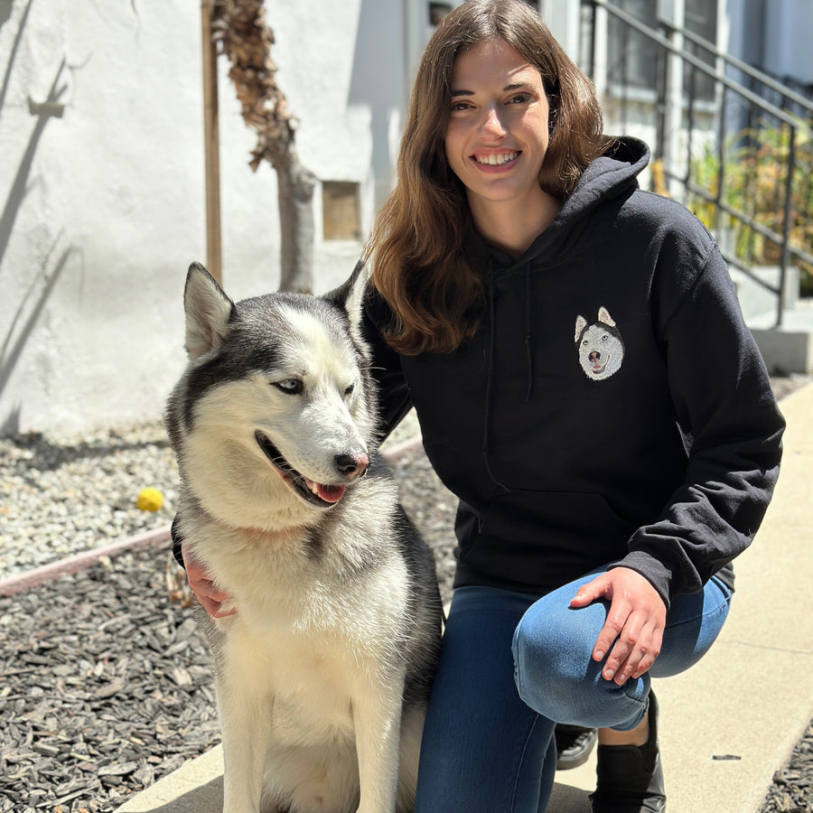 Custom Embroidered Pet Hoodie