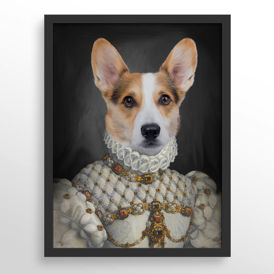 The Proper Lady Custom Pet Portrait