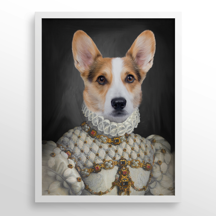 The Proper Lady Custom Pet Portrait