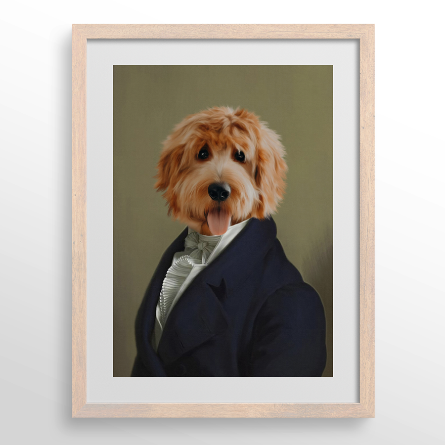 The Dignified Gentleman Custom Pet Portrait
