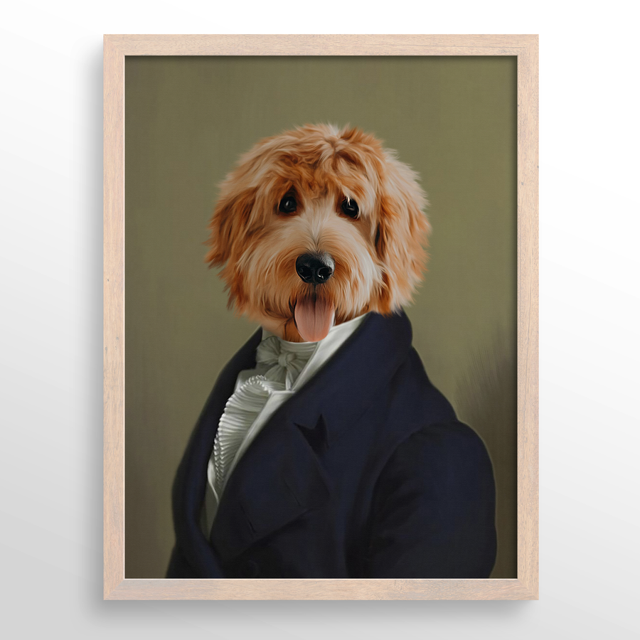 The Dignified Gentleman Custom Pet Portrait