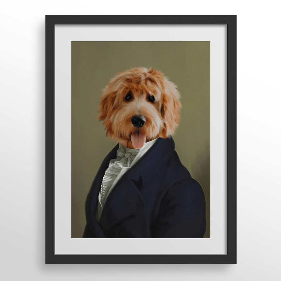 The Dignified Gentleman Custom Pet Portrait