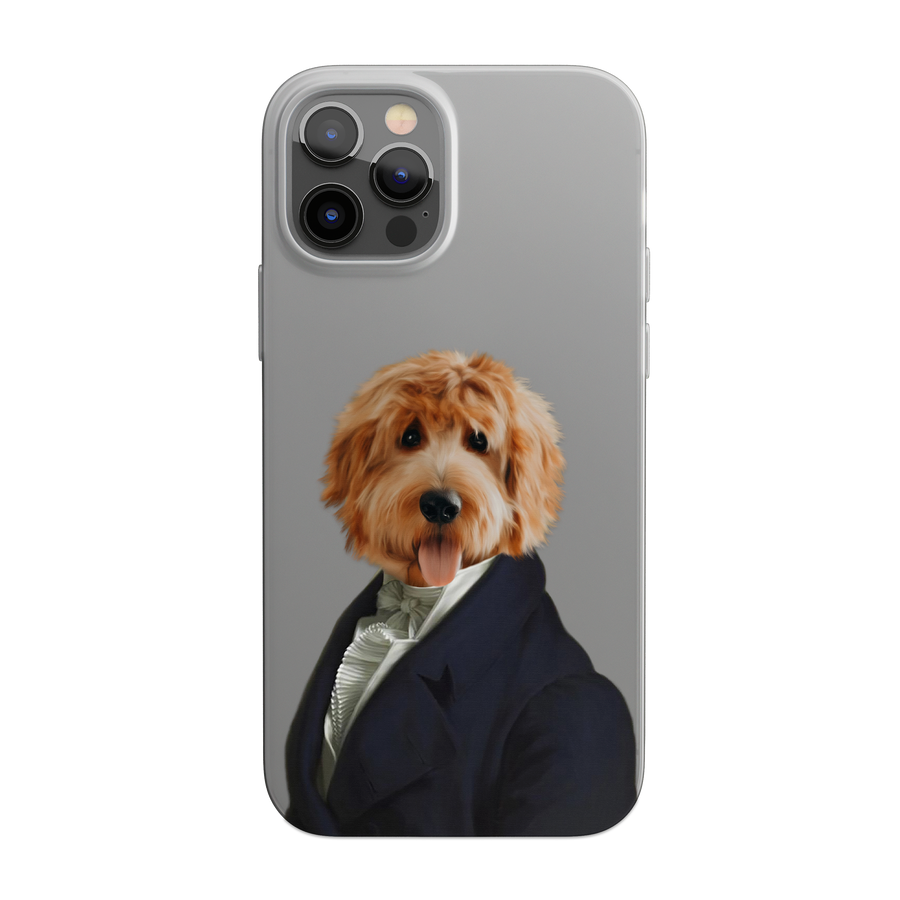 Dignified Gentleman Pet Portrait Phone Cases