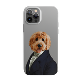 Dignified Gentleman Pet Portrait Phone Cases