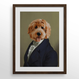 The Dignified Gentleman Custom Pet Portrait