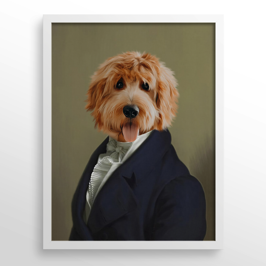 The Dignified Gentleman Custom Pet Portrait