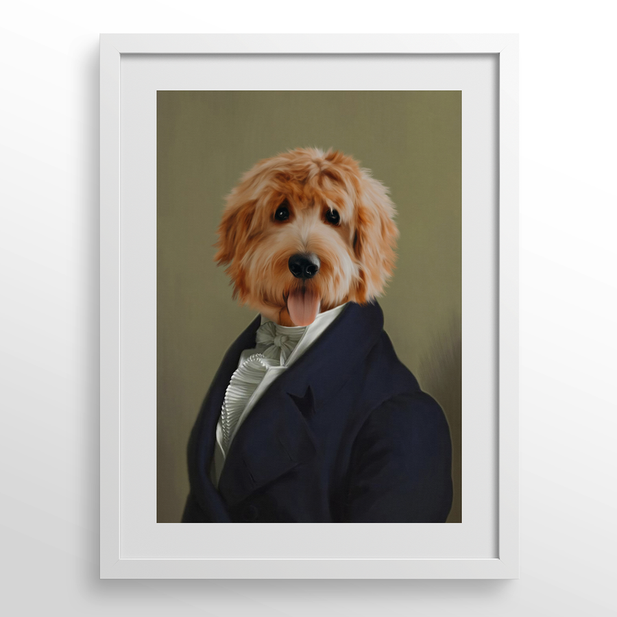 The Dignified Gentleman Custom Pet Portrait