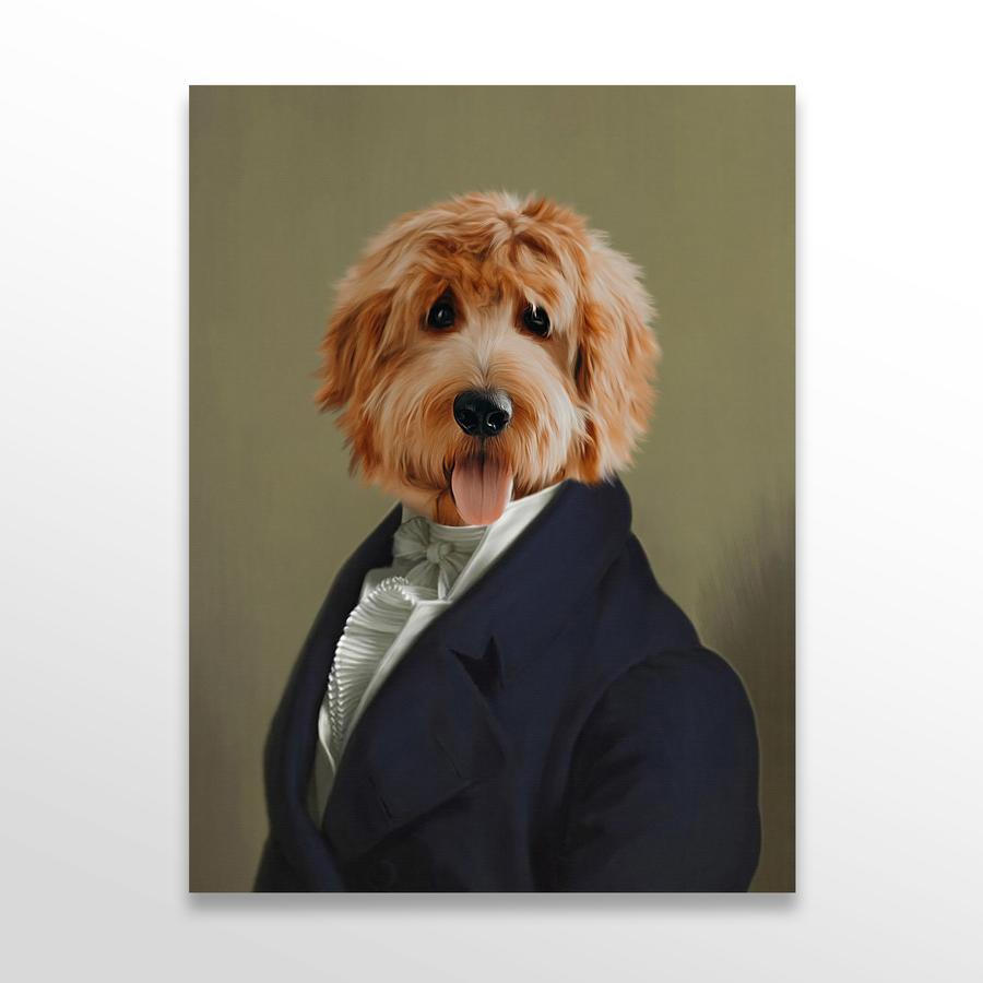 The Dignified Gentleman Custom Pet Portrait