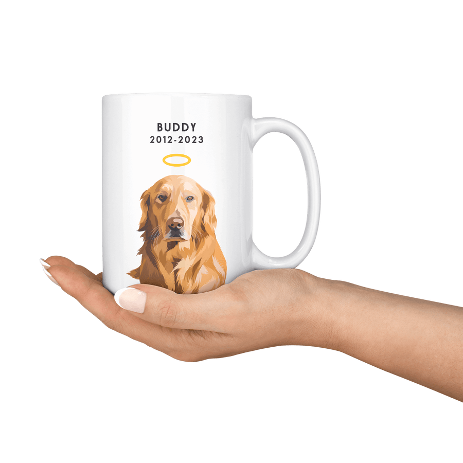 Memorial Pet Portrait Mug