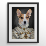 The Proper Lady Custom Pet Portrait