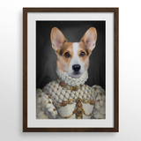 The Proper Lady Custom Pet Portrait