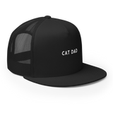 Cat Dad Embroidered Trucker Hat