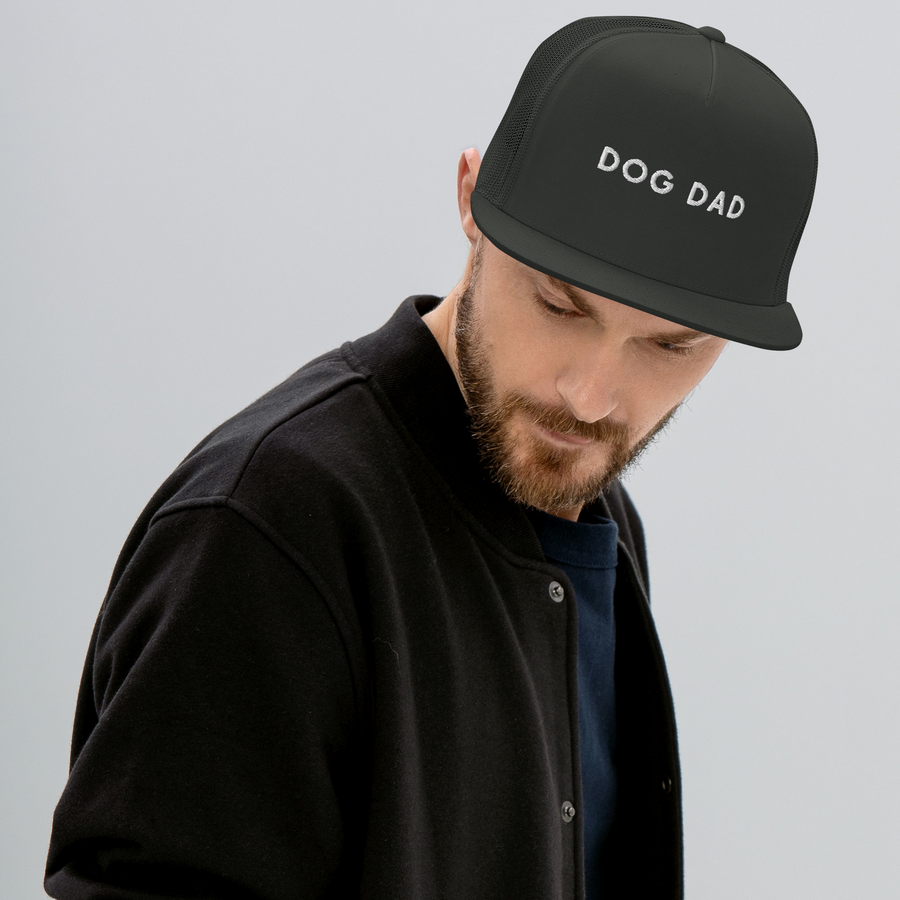 Dog Dad Embroidered Trucker Hat