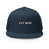 Cat Mom Embroidered Trucker Hat