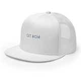 Cat Mom Embroidered Trucker Hat