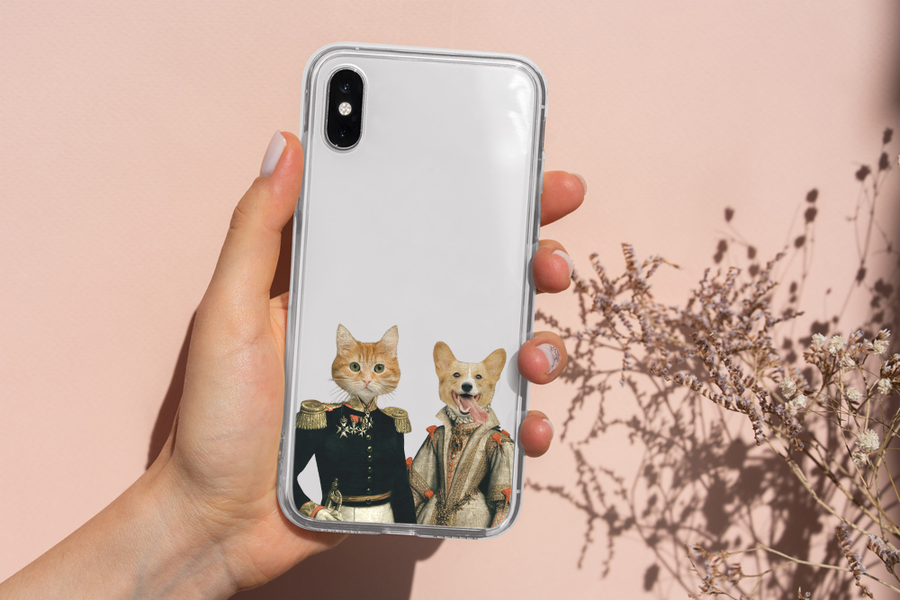 Duke & Duchess Pet Portrait Phone Cases