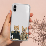 Duke & Duchess Pet Portrait Phone Cases