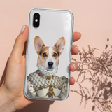 Proper Lady Pet Portrait Phone Cases