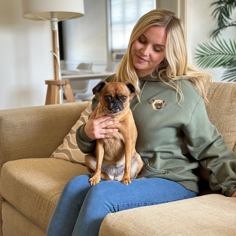 Custom Embroidered Pet Hoodie