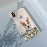 Proper Lady Pet Portrait Phone Cases