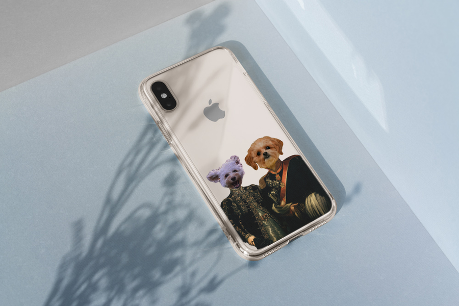 Majestic Duo Pet Portrait Phone Cases