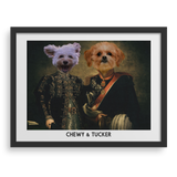 The Majestic Duo Custom Pet Portrait