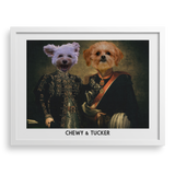 The Majestic Duo Custom Pet Portrait