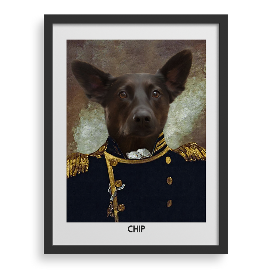 The Grand Elegance Custom Pet Portrait