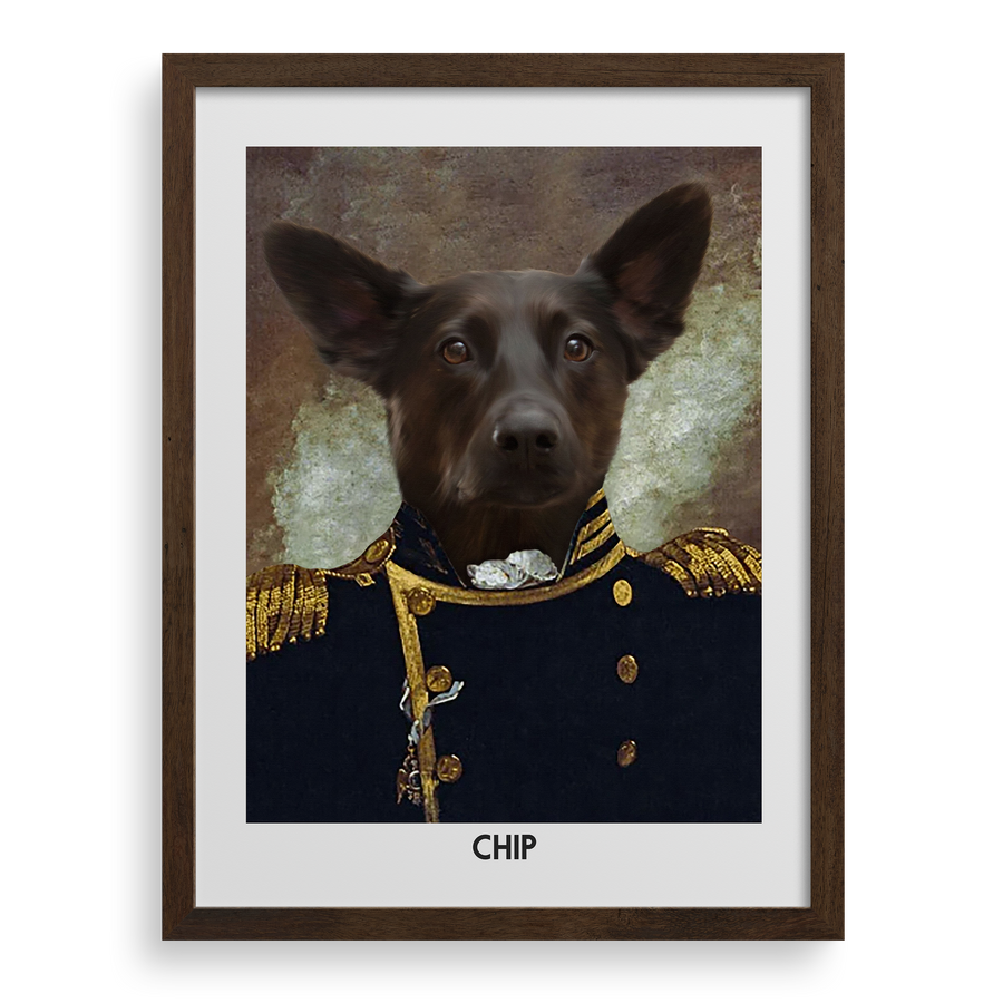 The Grand Elegance Custom Pet Portrait