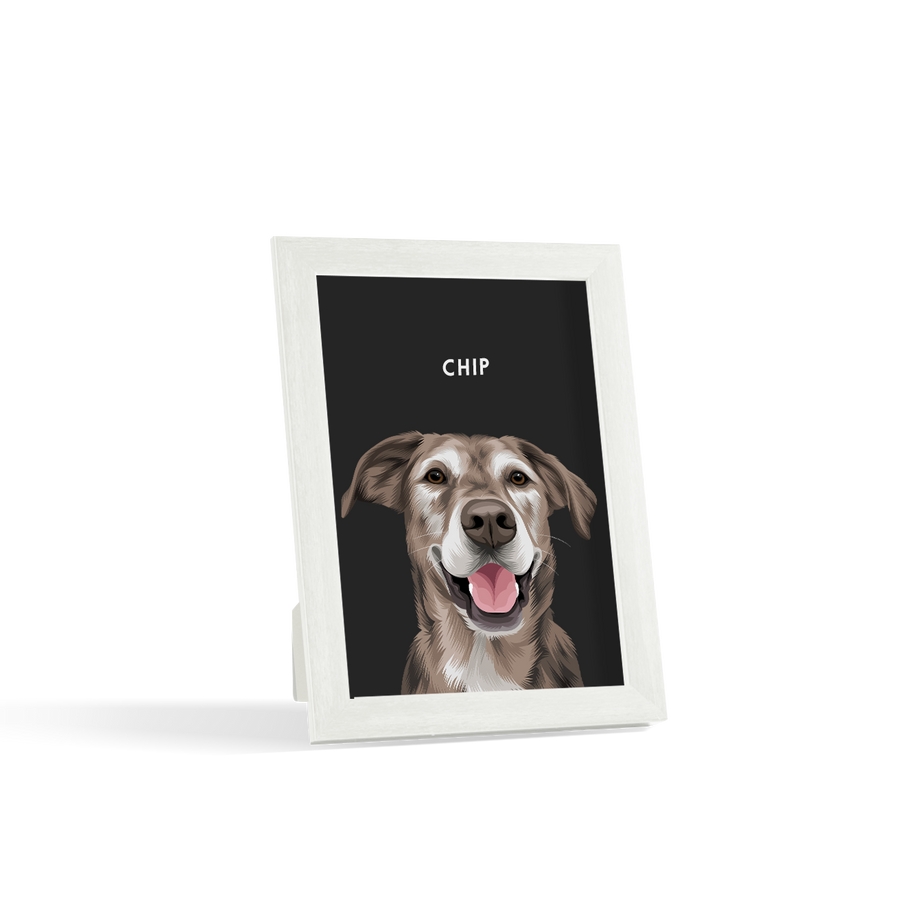 Custom Desktop One Pet Portrait