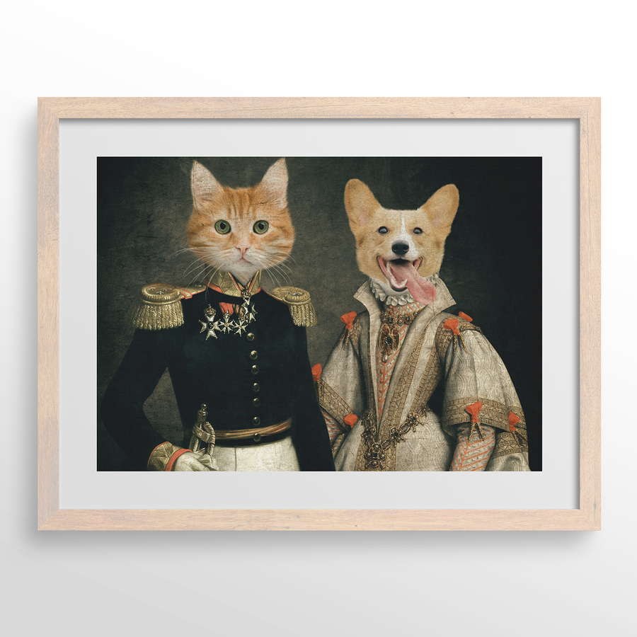 The Duke & Duchess Custom Pet Portrait