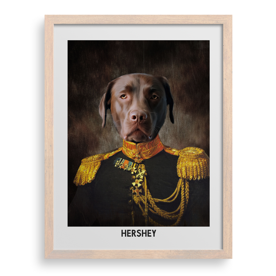 The Regal Leader Custom Pet Portrait
