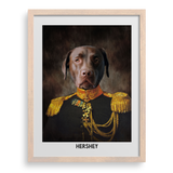 The Regal Leader Custom Pet Portrait