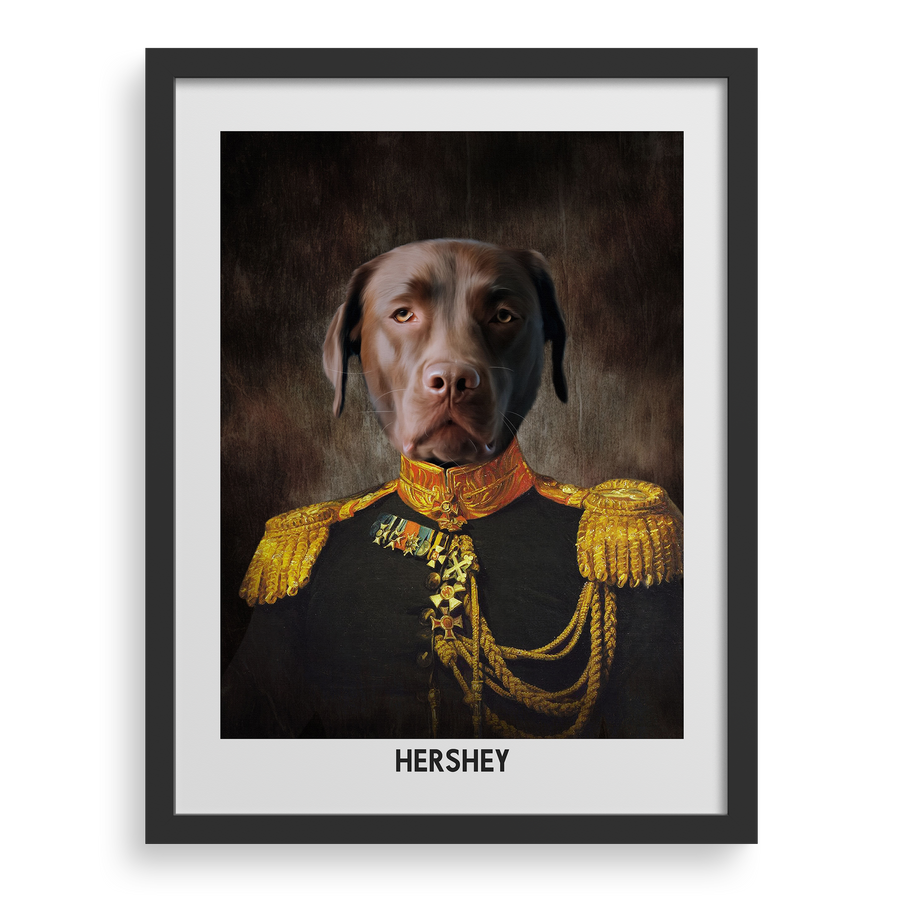 The Regal Leader Custom Pet Portrait