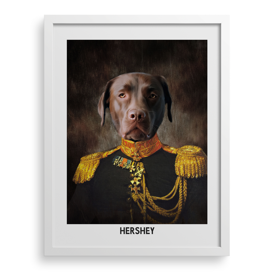 The Regal Leader Custom Pet Portrait