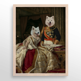 The King & Queen Custom Pet Portrait