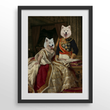 The King & Queen Custom Pet Portrait