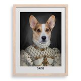 The Proper Lady Custom Pet Portrait