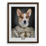 The Proper Lady Custom Pet Portrait