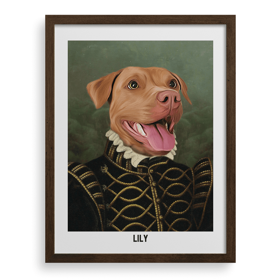 The Baroness Custom Pet Portrait