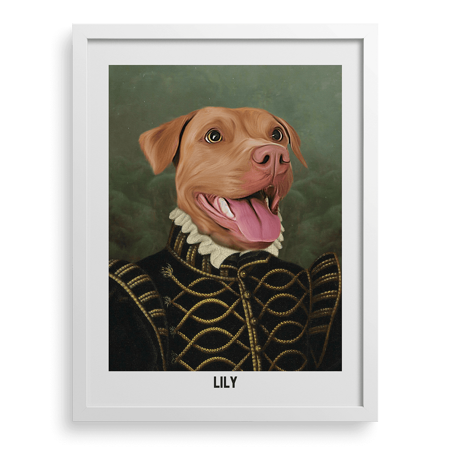 The Baroness Custom Pet Portrait