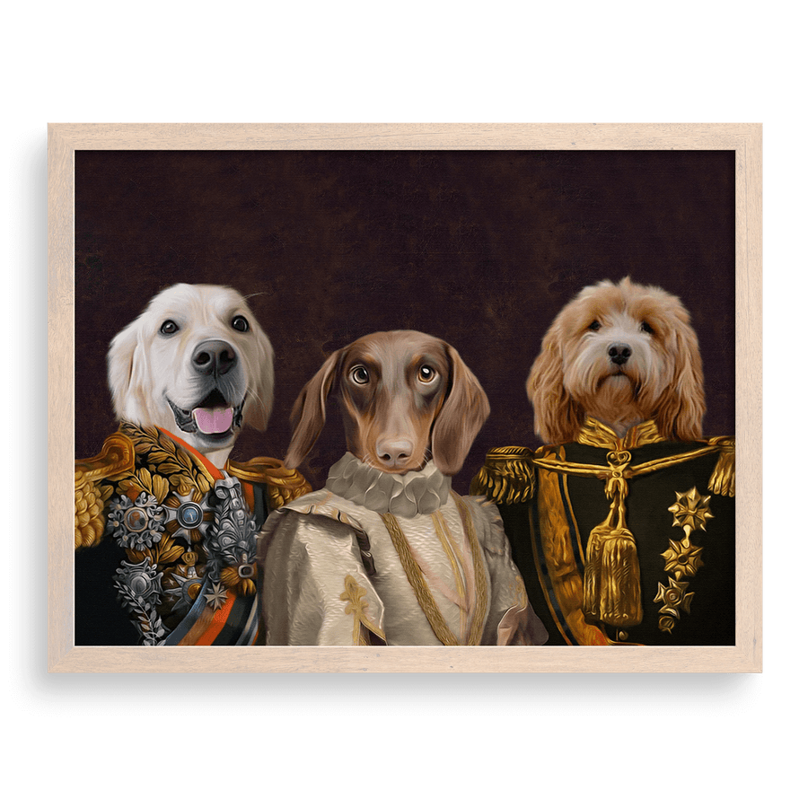 The Decorated Lords & Lady Custom Pet Portrait