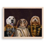The Decorated Lords & Lady Custom Pet Portrait