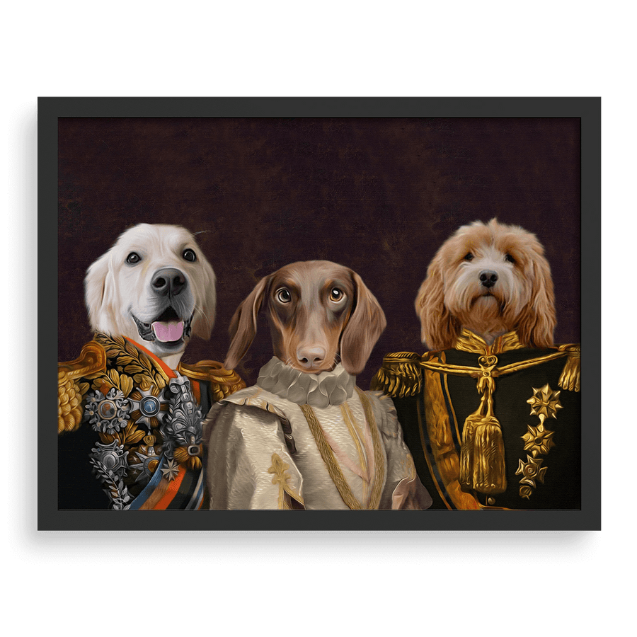 The Decorated Lords & Lady Custom Pet Portrait