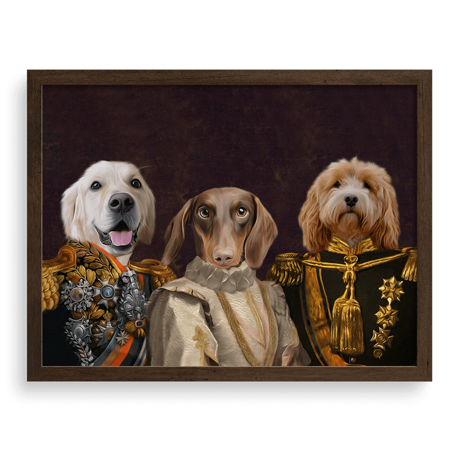 The Decorated Lords & Lady Custom Pet Portrait
