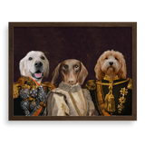 The Decorated Lords & Lady Custom Pet Portrait