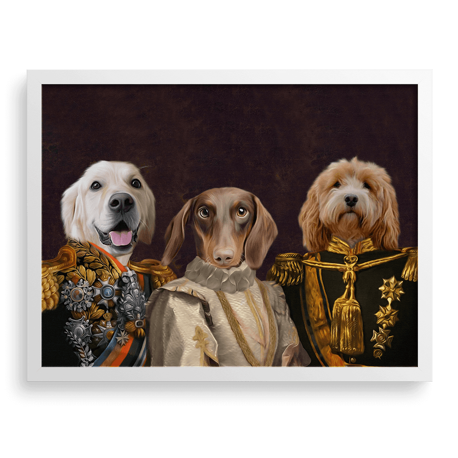 The Decorated Lords & Lady Custom Pet Portrait